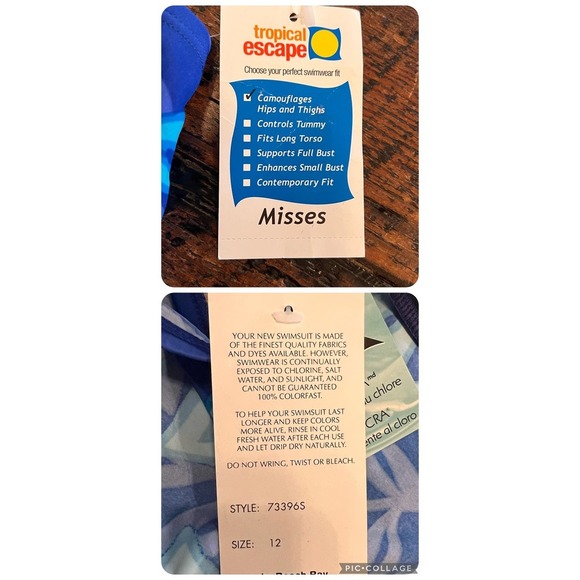 One piece Misty by beach Bay Bathing swim suit - Picture 3 of 14